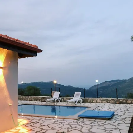 Mountain View House With Pool Near Olympos Adrasan Vilă